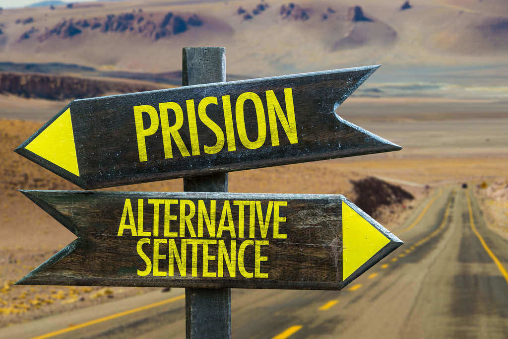 alternative sentences or prison signs