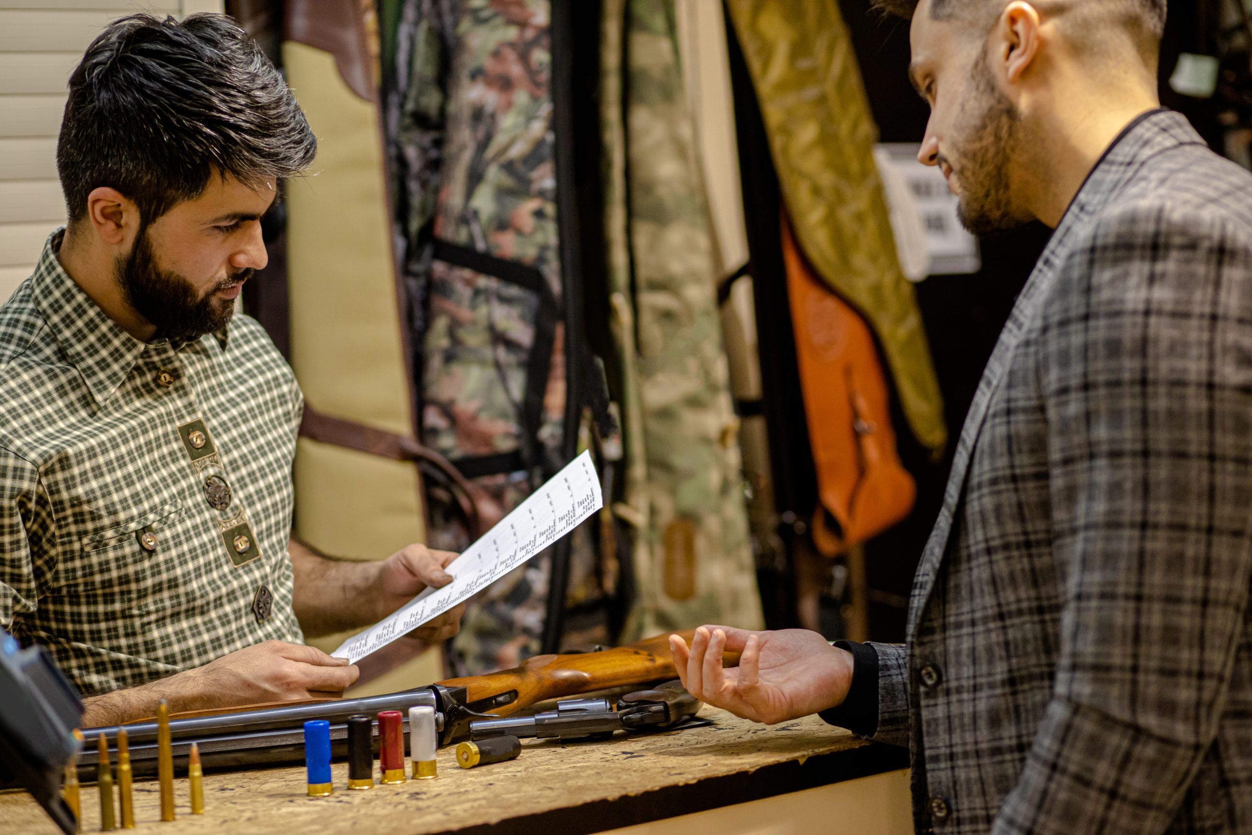 Man buying a gun legally in Nevada