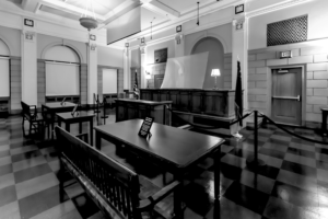 inside a Nevada court room