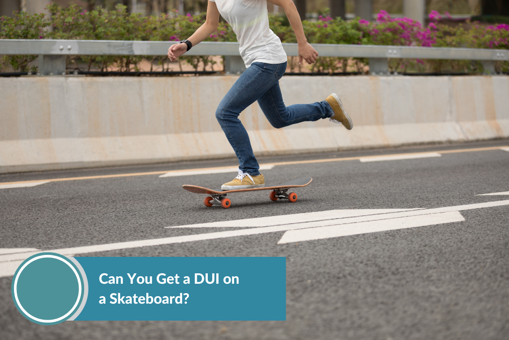 a skateboarder skateboarding on a highway